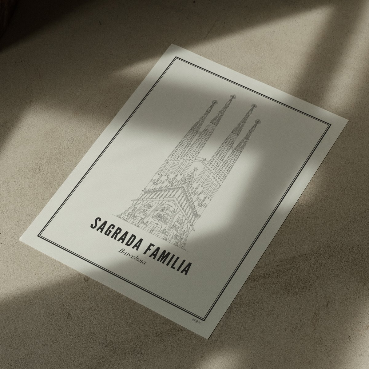 Poster von Barcelona - Sagrada Família | WIJCK.